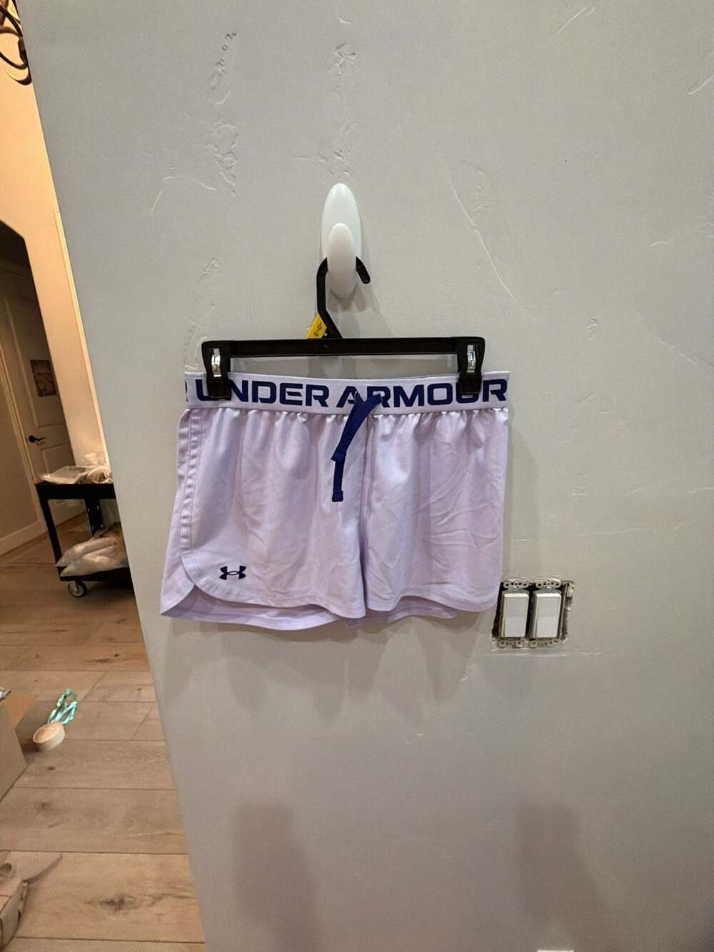 Under Armour Girls Play Up Solid Shorts Youth Large